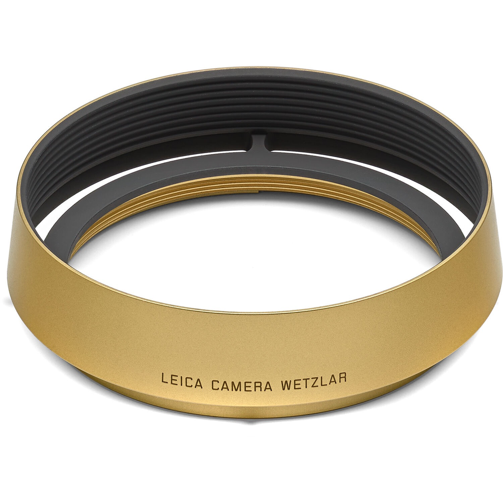 Leica Round Lens Hood Q - Brass Blasted Finish for Leica Cameras - Perfect for Outdoor & Studio Photography