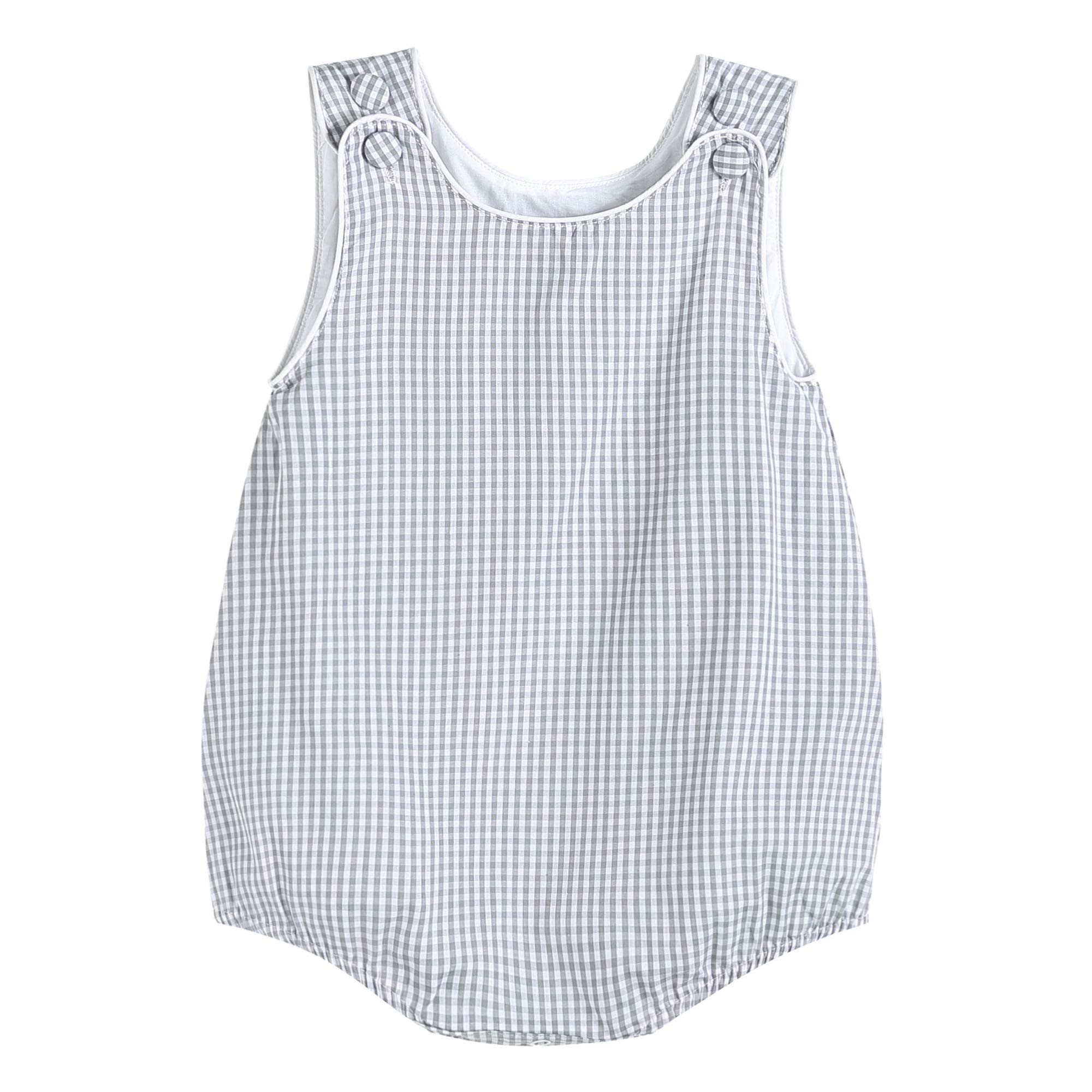 Lil Cactus Baby & Toddler Boys Girls Seersucker Gingham Bubble Romper - Soft Cotton One-Piece Outfit for Newborn Infant Summer Playdate Beach Party
