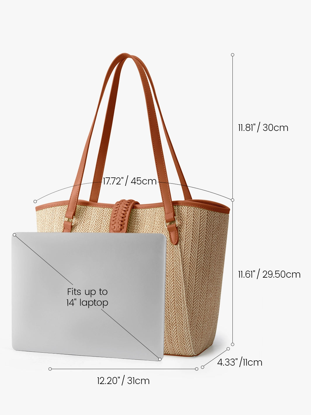 Stylish Marina Raffia Straw Tote Bag for Women - Eco-Friendly Beach Bag, Summer Shopping & Travel Accessory - Perfect for Pool Parties, Vacations & Daily Use