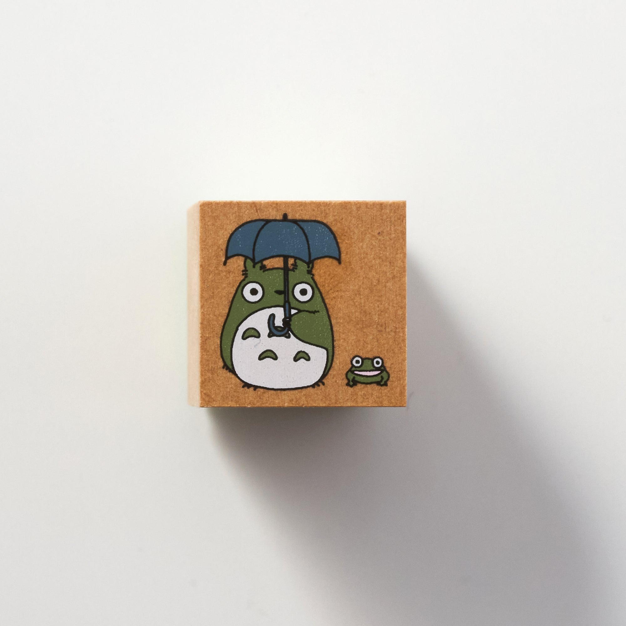 My Neighbor Totoro Rubber Brown Stamp Umbrella - Studio Ghibli Official Merchandise | Waterproof Anime Umbrella for Rainy Days, Perfect for Ghibli Fans & Collectors
