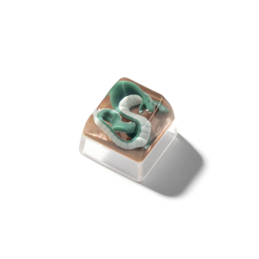 Handmade Magic Animal Resin Artisan Keycap - Unique Custom Mechanical Keyboard Keycap for Gaming & Typing - Perfect Gift for PC Enthusiasts & Collectors - Use for Mechanical Keyboards, Custom Builds, and Office Decor