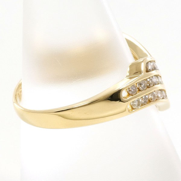 18K Yellow Gold Diamond Ring for Women - Elegant Solitaire Engagement & Wedding Band - Perfect for Proposals, Anniversaries, and Special Occasions