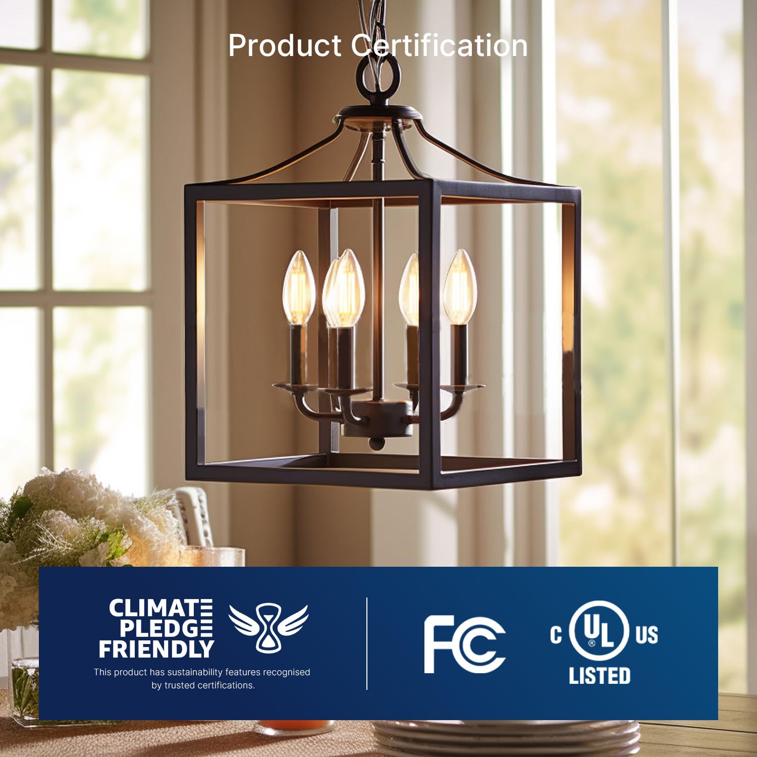 60W Equivalent LED Chandelier Light Bulbs - Dimmable E12 Base, Clear B11 LED Filament Candelabra Bulbs (2700K Soft White, 6 Pack) - Perfect for Dining Room, Bedroom, and Vintage Style Lighting