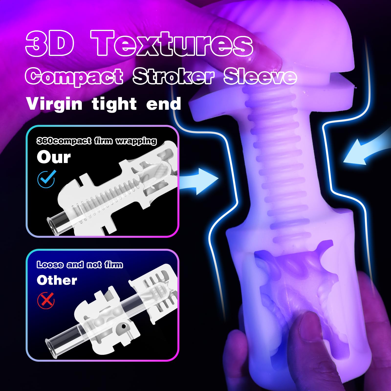 Premium Automatic Male Masturbator - SVAKOM Thrusting Squeezing Penis Trainer with One-Key Orgasm & CVT Technology | Realistic Pocket Pussy for Men | Adult Sex Toy for Solo Pleasure & Stress Relief | Perfect for Home Use, Travel & Discreet Storage