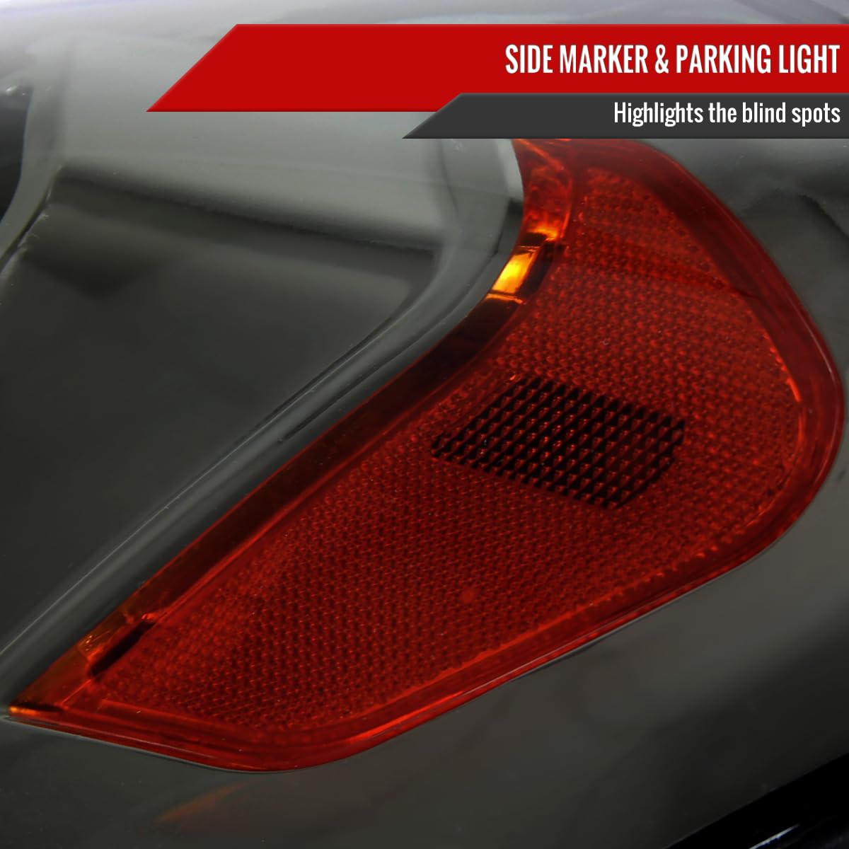2006-2013 Car LED Strip Smoke Lens Tinted Headlights Pair - Upgrade Your Vehicle's Style & Visibility for Night Driving
