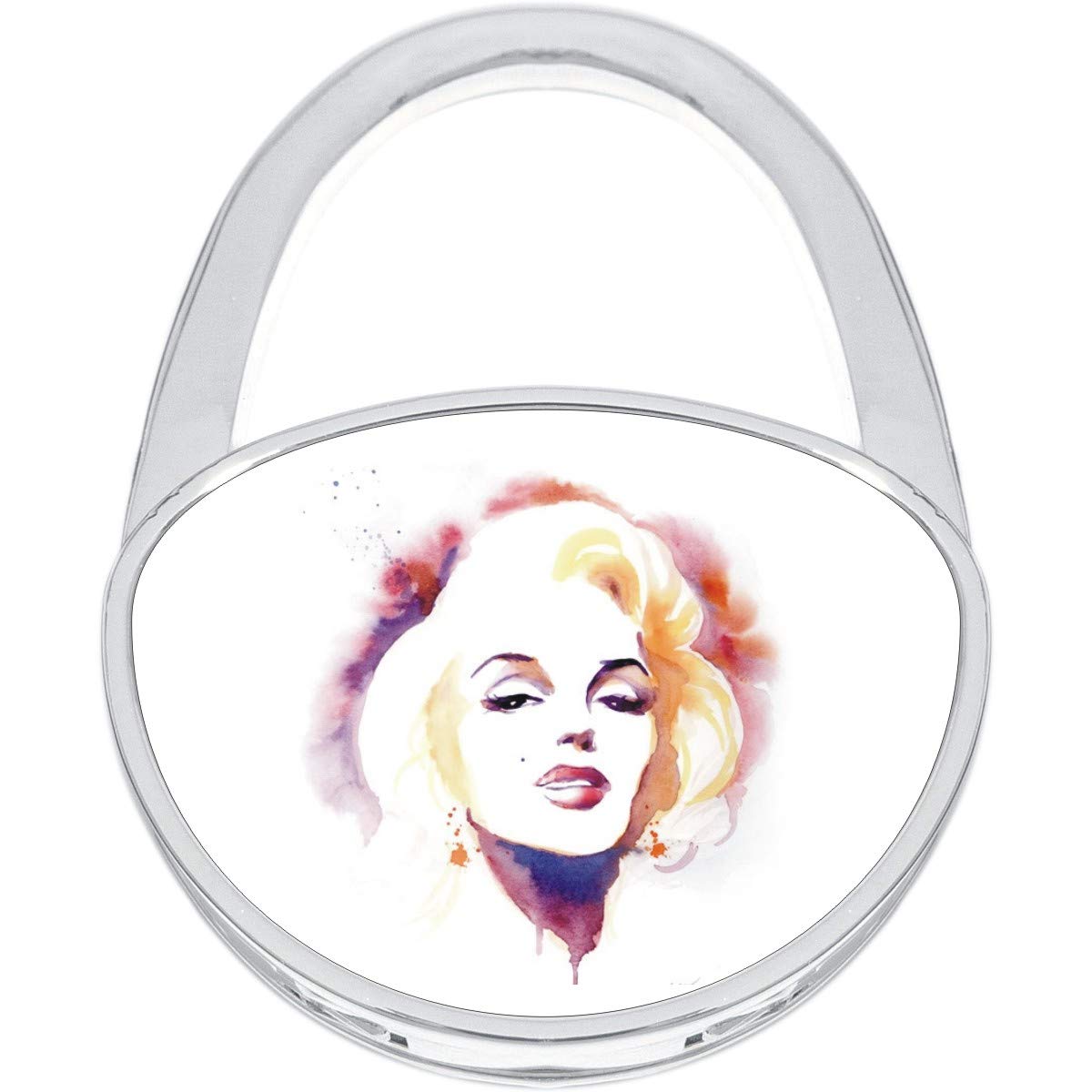 NewCharms Marilyn Monroe Watercolor Purse Hanger - Handbag Hook for Closet Organization, Wall Decor & Gift Idea