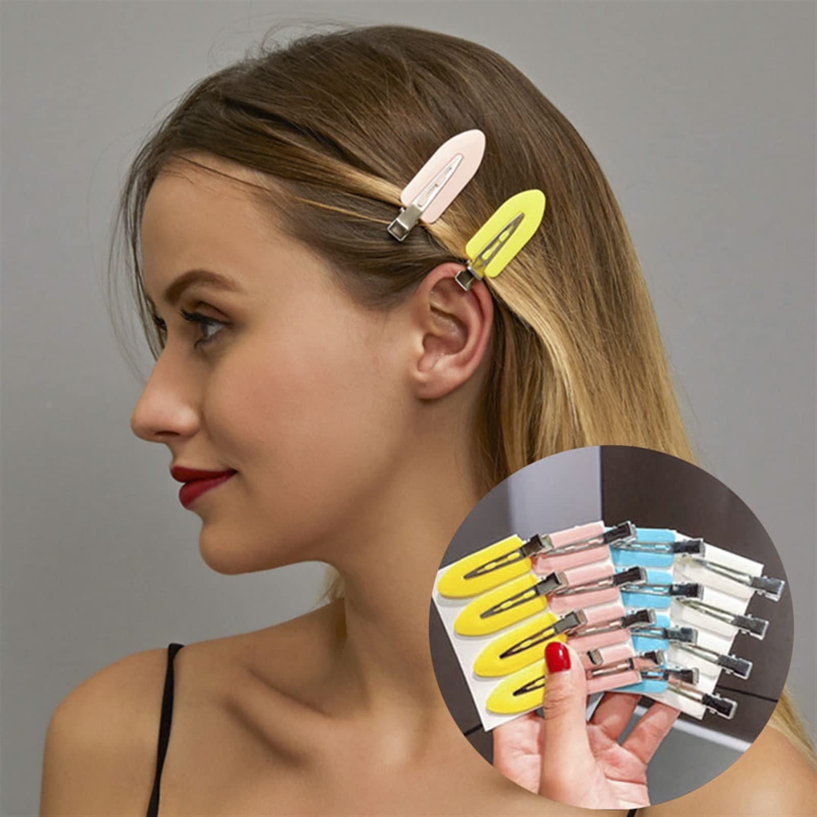 Professional Seamless Hair Clips for Women & Girls - Salon Quality Hair Accessories, Styling & Hairdressing Tools - Lavender All-Size Hairpins for Everyday Wear, Parties & Special Occasions