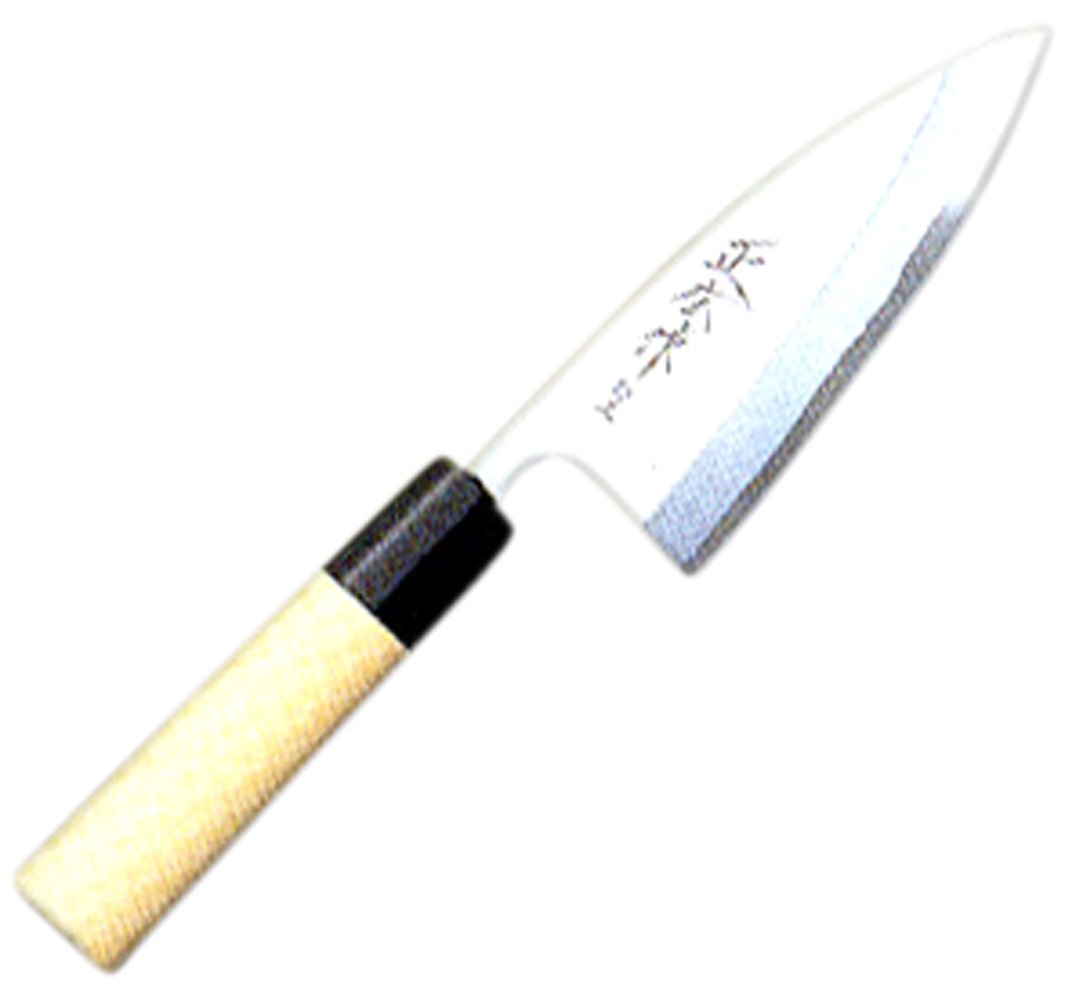Masahiro 120mm Deba Kitchen Knife - High Carbon Steel Japanese Chef Knife for Sushi, Fish Filleting & Precision Cutting | Professional Grade Extra Sharp Blade for Home & Restaurant Use