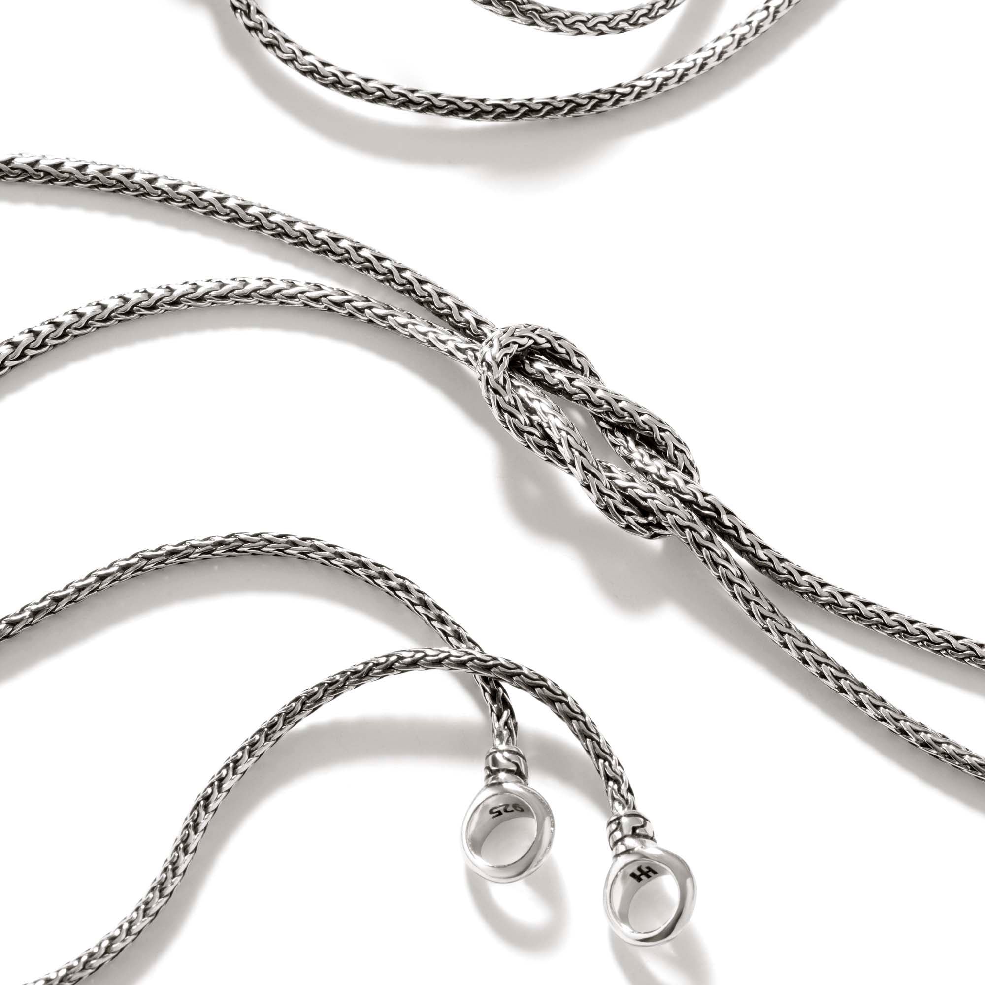 Love Knot Necklace for Women - Sterling Silver Infinity Pendant Jewelry Gift for Her - Perfect for Anniversaries, Valentine's Day & Romantic Occasions