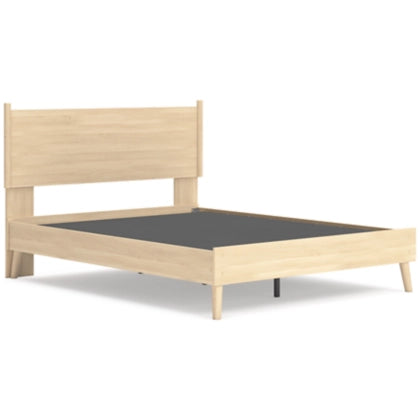 Cabinella Queen Size Platform Bed Frame with 2 Nightstands - Modern Wooden Bedroom Set for Small Spaces & Guest Rooms