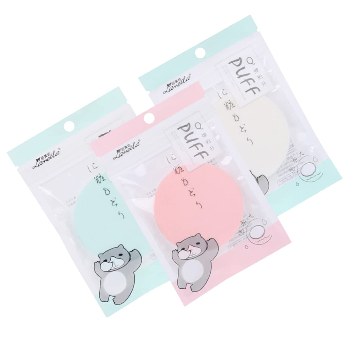 Minkissy 6-Piece Beauty Blender Sponge Set - Foundation & Makeup Sponges for Flawless Blending, Air Cushion Puff for Liquid & Powder Cosmetics - Perfect for Daily Makeup, Contouring, and Professional Application