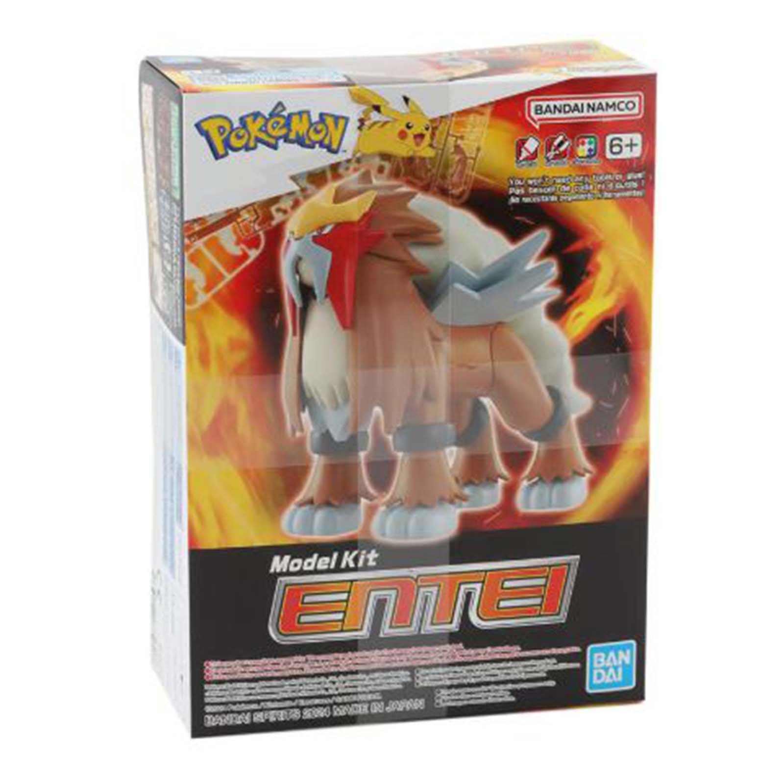 Bandai Pokemon Entei Hobby Model Kit - Build Your Own Legendary Fire Pokemon - Perfect for Collectors & DIY Enthusiasts - Great for Display, Gifts & Pokemon Battles