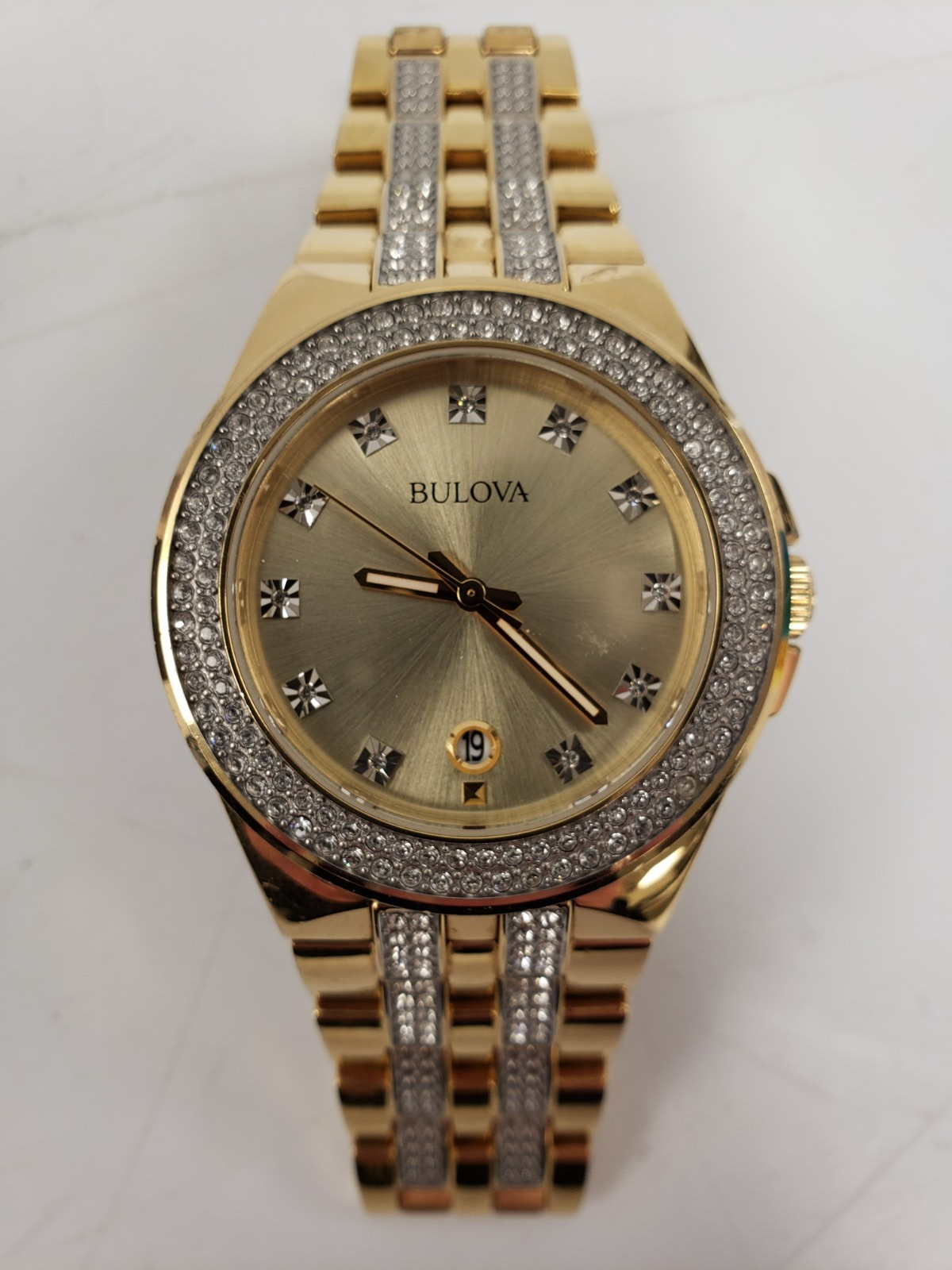 Bulova 98B174 Men's Stainless Steel Dress Watch - Elegant Timepiece for Business, Formal Events & Everyday Wear