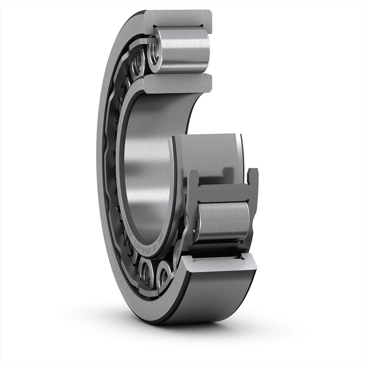 SKF NU 311 ECJ/C3 Single Row Cylindrical Roller Bearing - 55mm Bore, 120mm OD, 29mm Width - High Capacity, C3 Clearance, Steel Cage, Removable Inner Ring - Perfect for Industrial Machinery, Electric Motors, and Heavy Equipment Applications