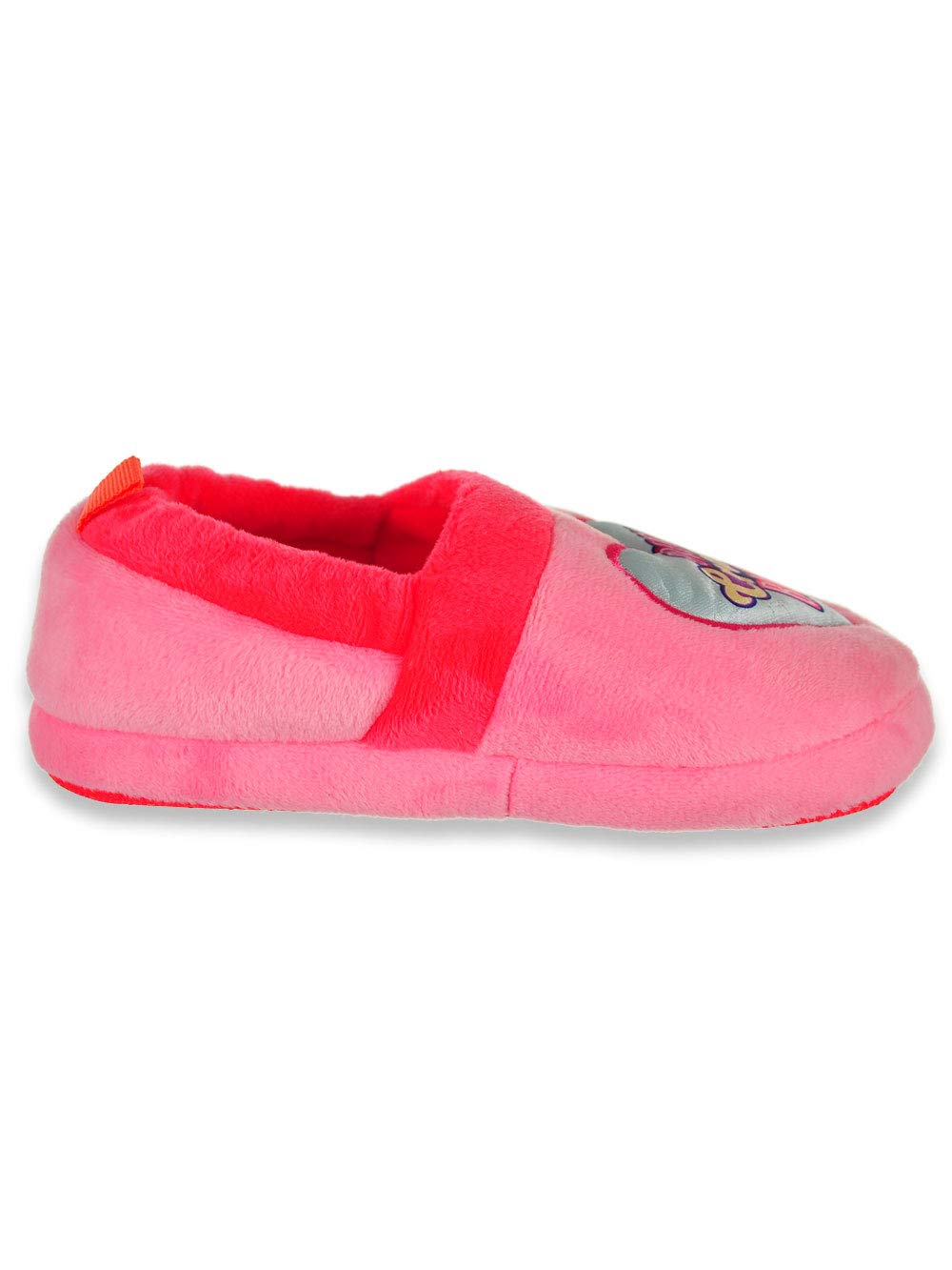 JoJo Siwa Girls' Slippers for Toddlers & Little Kids - Fuchsia Pink Fuzzy House Shoes for Playtime & Indoor Comfort