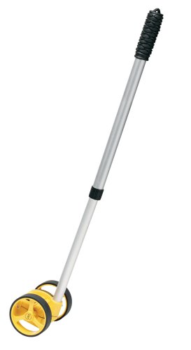 CST/Berger MeasureMark 31-201 Dual 4-Inch ABS Plastic Measuring Wheel with Feet/Tenths Measurement - Perfect for Landscaping, Construction & Surveying Projects