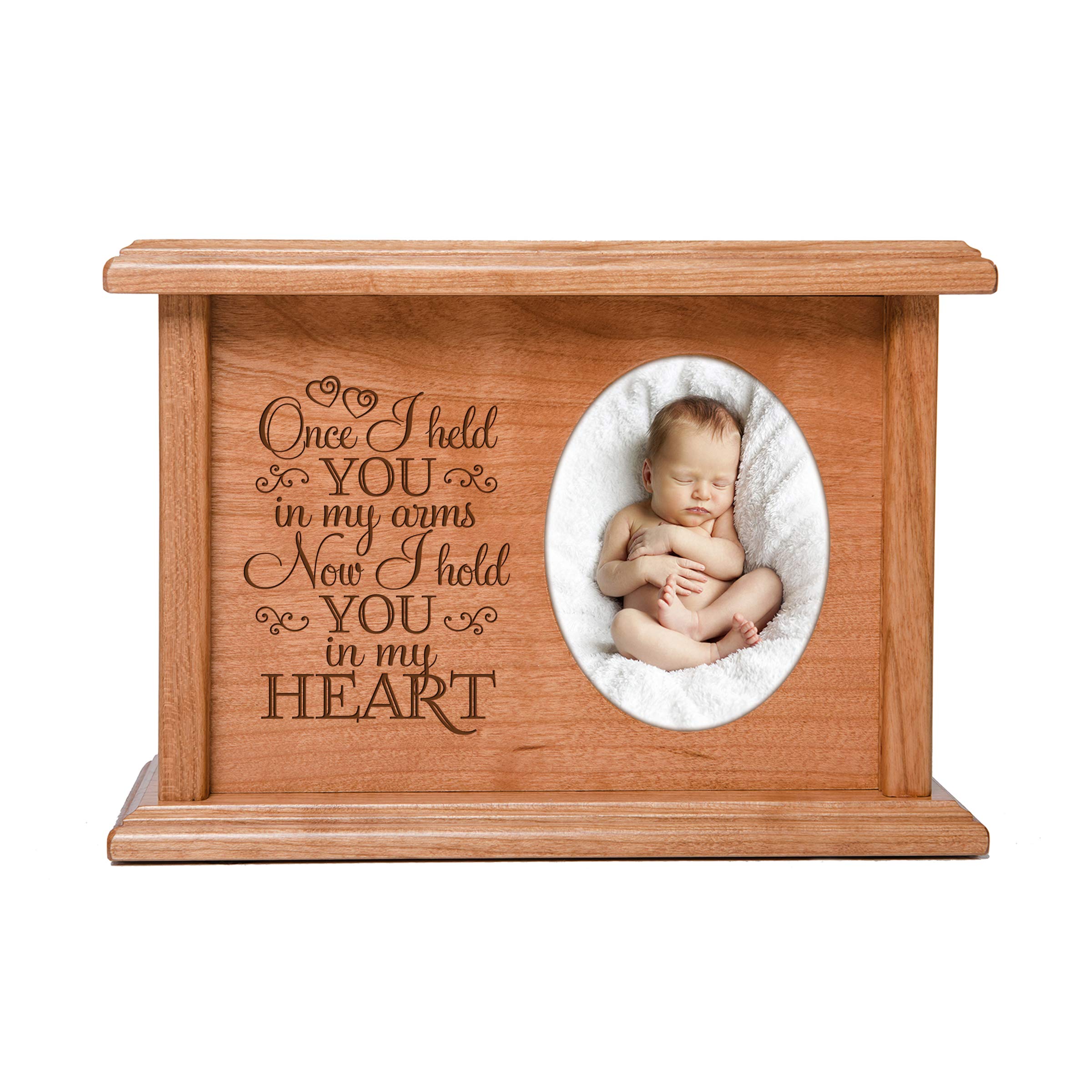 LifeSong Milestones Small Wooden Urns for Human Ashes - Adult Male & Female Cremation Urn, Baby Memorial Keepsake Box - Perfect for Home Memorials, Funeral Services & Scattering Ceremonies