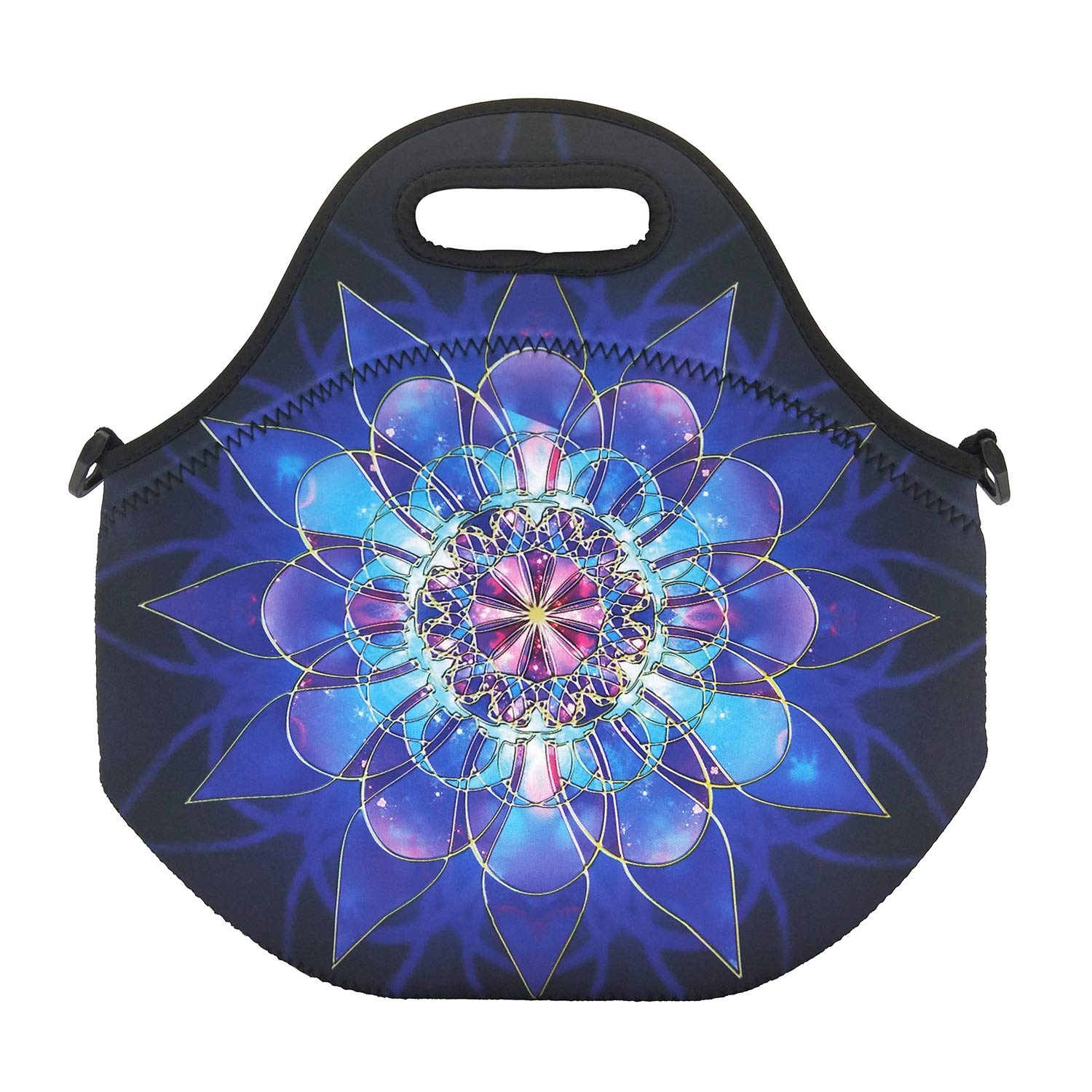 Insulated Neoprene Lunch Bag for Work & Travel - Blue