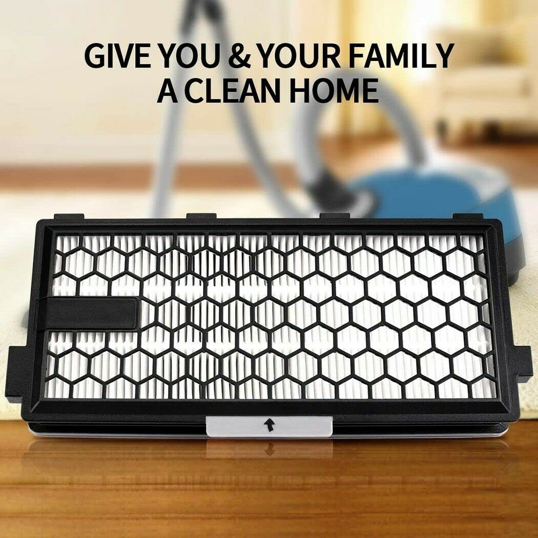 2 Pack Miele S300-S800 Series Vacuum Cleaner Replacement Filters SF-HA 50 - Active Air-Clean HEPA Filter for Dust & Allergen Removal - Perfect for Pet Hair, Home Cleaning & Allergy Relief