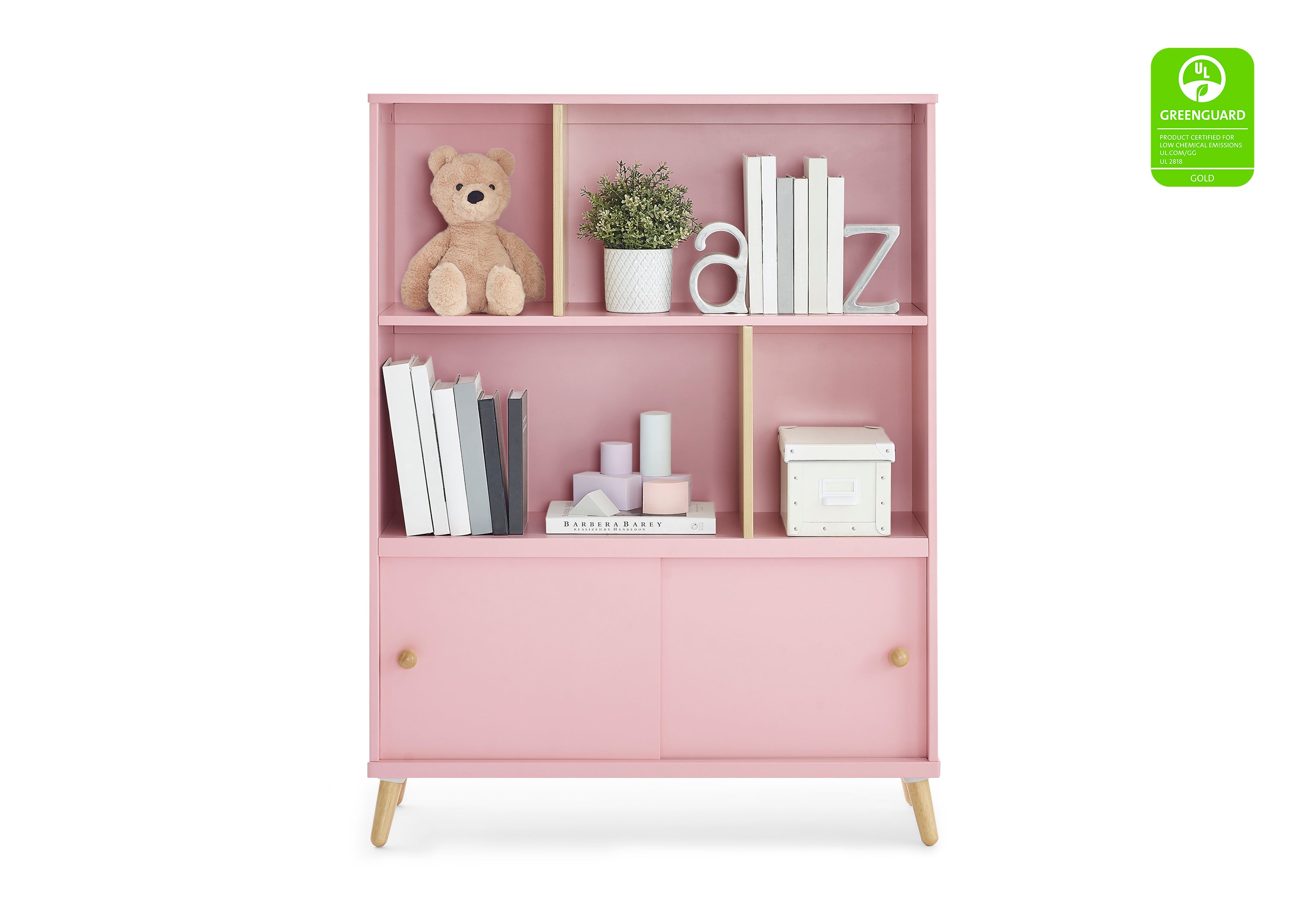Hudson Bookcase with Greenguard Gold Certification - Modern Bookshelf for Home, Office & Library Storage