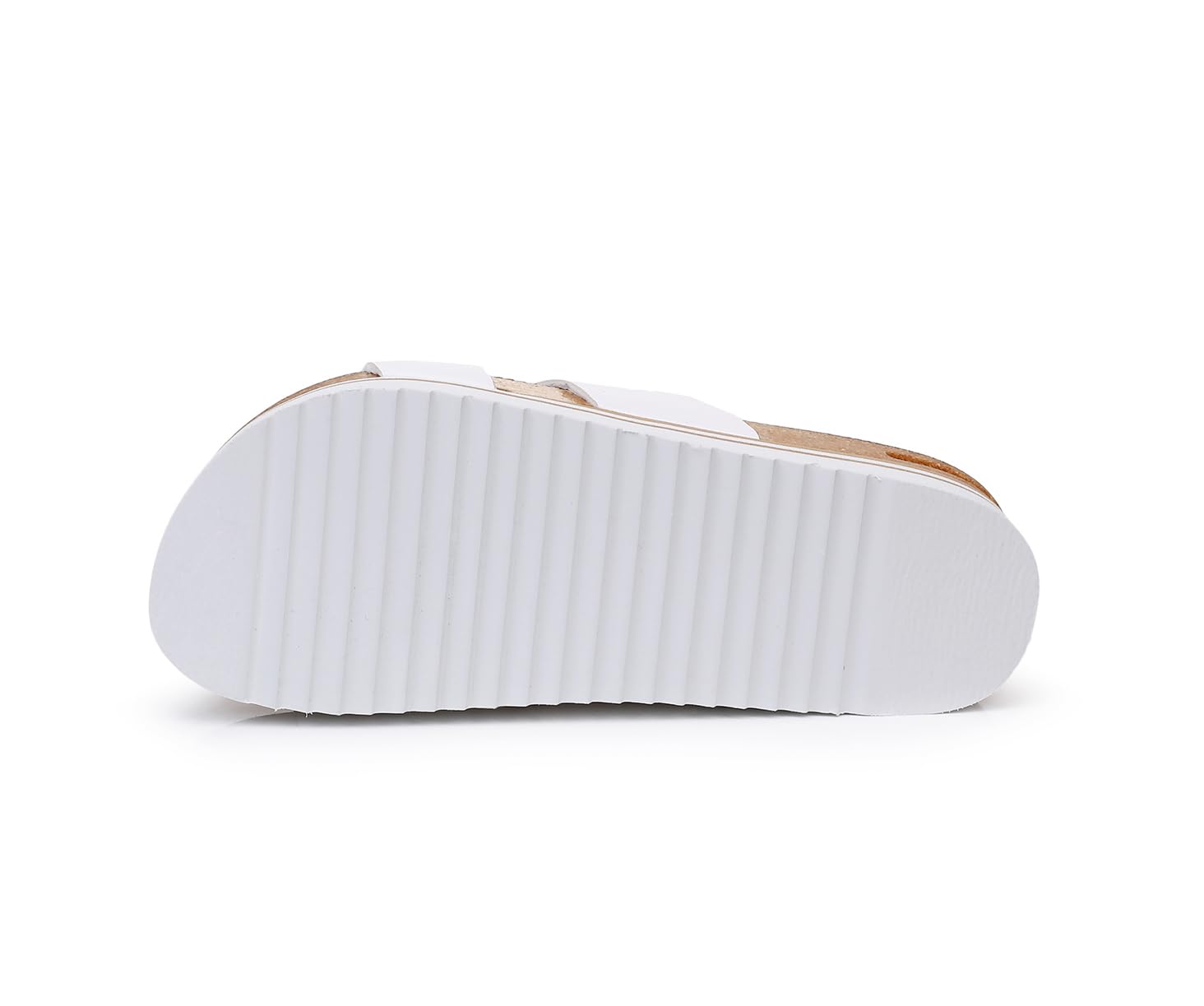 GAWBAW Women's Summer Platform Sandals - Comfortable Arch Support Cork Footbed Flatform Beach Slides with Adjustable Straps | Perfect for Beach, Pool, Vacation & Casual Outfits