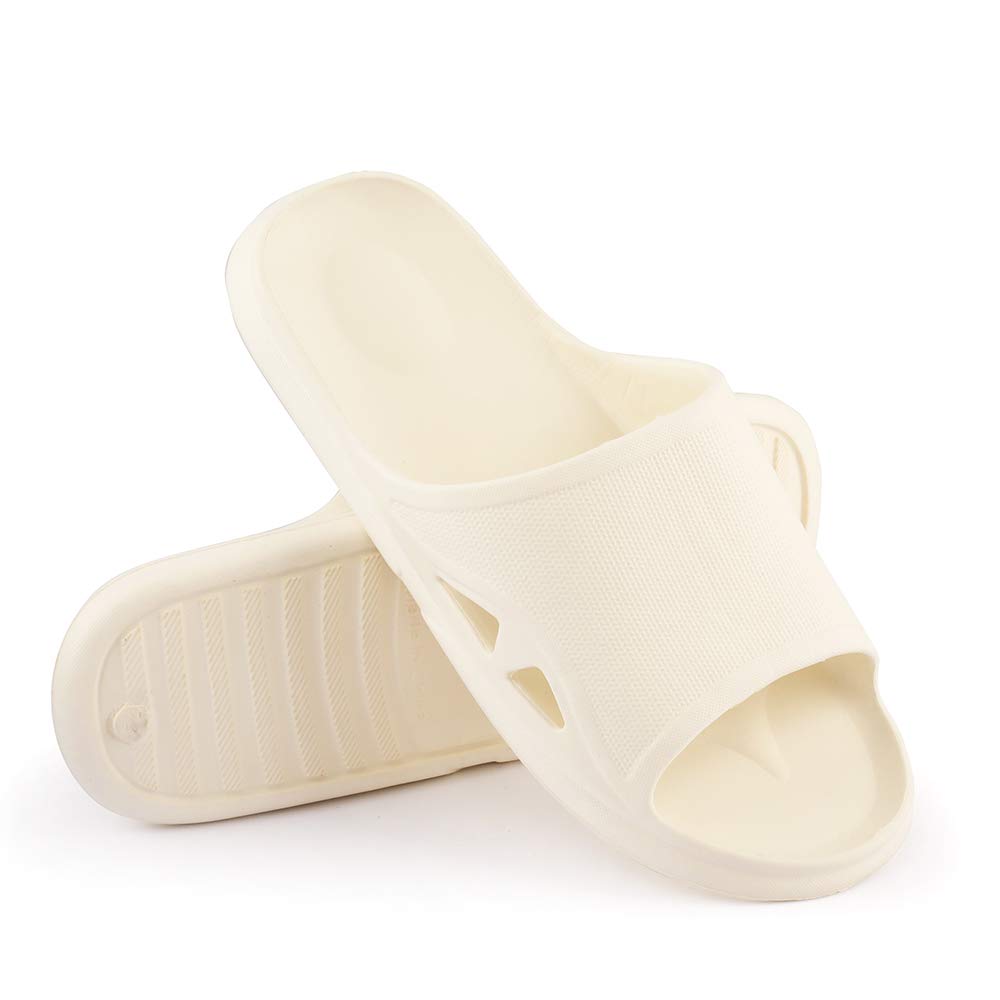 Non-Slip Women's Shower Slippers - Soft Bathroom Sandals with Arch Support for Home, Dorm, Spa & Hotel Use - Comfortable House Slippers for Indoor/Outdoor Wear
