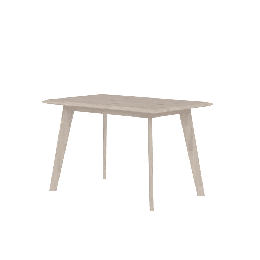 Margalo 120cm Wooden Dining Table Set - 6-Piece Modern Farmhouse Style Dining Room Furniture for Kitchen, Breakfast Nook & Small Spaces