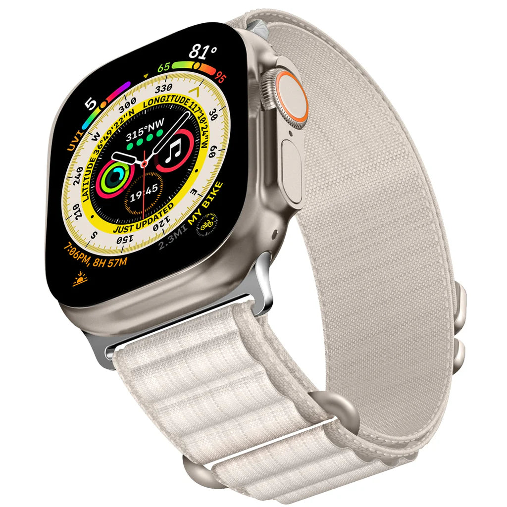 Upgraded Alpine Loop Smartwatch Band for 2025 - Premium Durable Nylon Strap Compatible with Garmin Fenix/Epix Series - Perfect for Hiking, Running & Outdoor Adventures