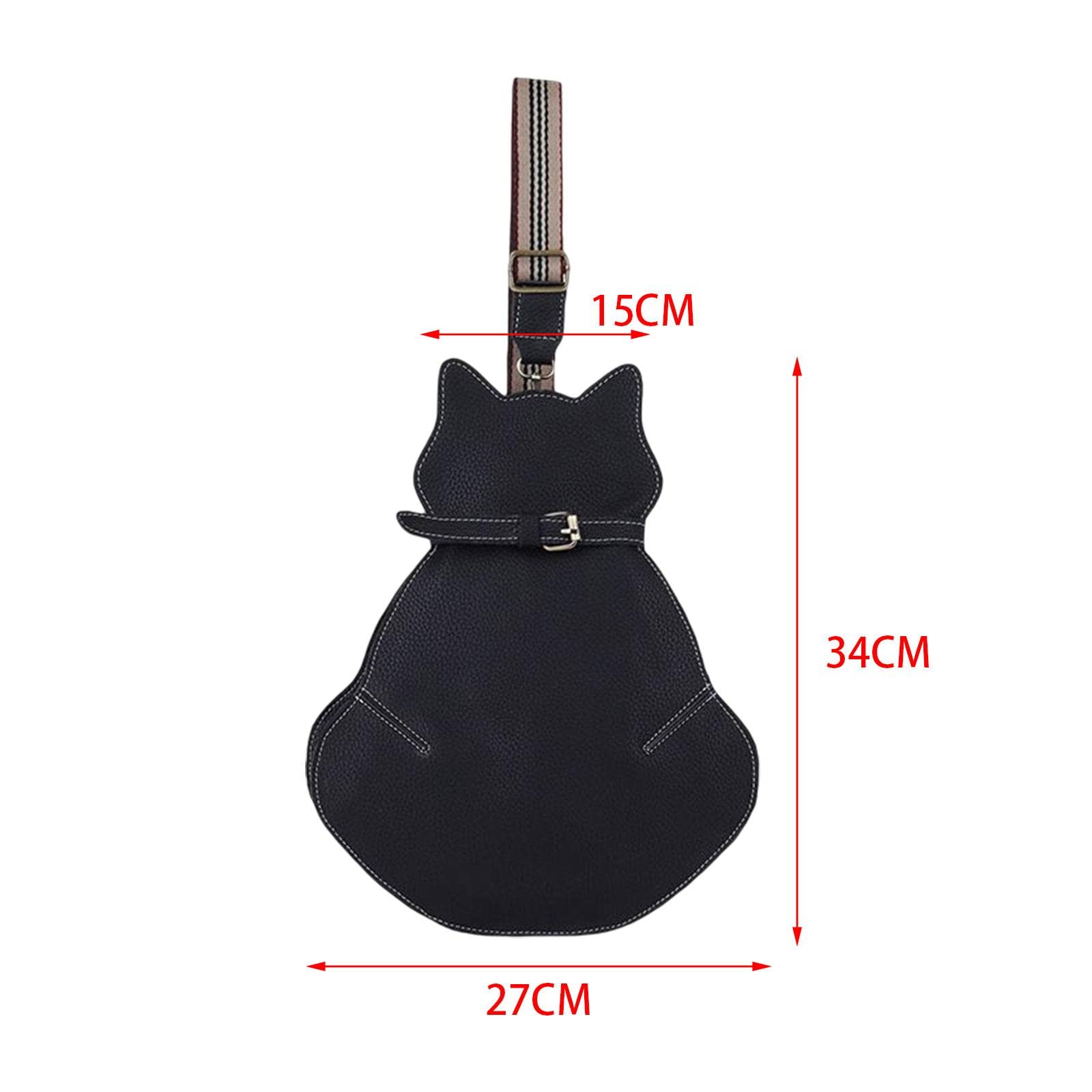 FashionMyDay® Stylish Cat-Shaped Sling Bag - Crossbody Backpack for Women, Gym, Travel & Daily Use | Lightweight Waist Pack with Adjustable Strap | Perfect for Workout, Shopping & Outdoor Activities