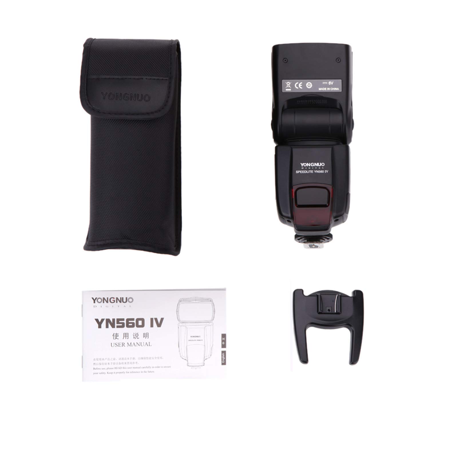 YN560 IV (Improved Version) 2.4G Wireless Flash Speedlite - Universal Camera Flash Slave/Master Replacement for Canon Nikon Sony DSLR - Perfect for Portrait, Wedding & Studio Photography
