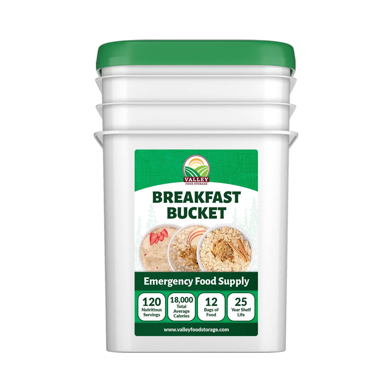 Valley Food Storage Premium Emergency Food Supply - All Natural, Non-GMO Survival Food with 25 Year Shelf Life | Camping, Backpacking & Prepper Meals | Perfect for Outdoor Adventures, Emergency Preparedness & Long-Term Food Storage