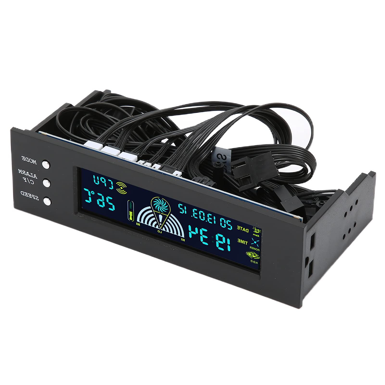 DPOFIRS LCD Fan Controller - Intelligent & Accurate Automatic Speed Control with Fan Fail Alarm | Perfect for Home, Office & Server Room Cooling