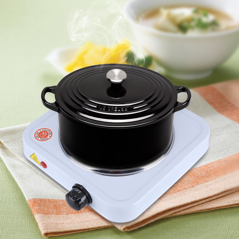 220V 1000W Electric Stove Burner - Portable Induction Cooktop for Kitchen, Coffee Heating & Cooking - Perfect for Dorms, Camping & Small Apartments