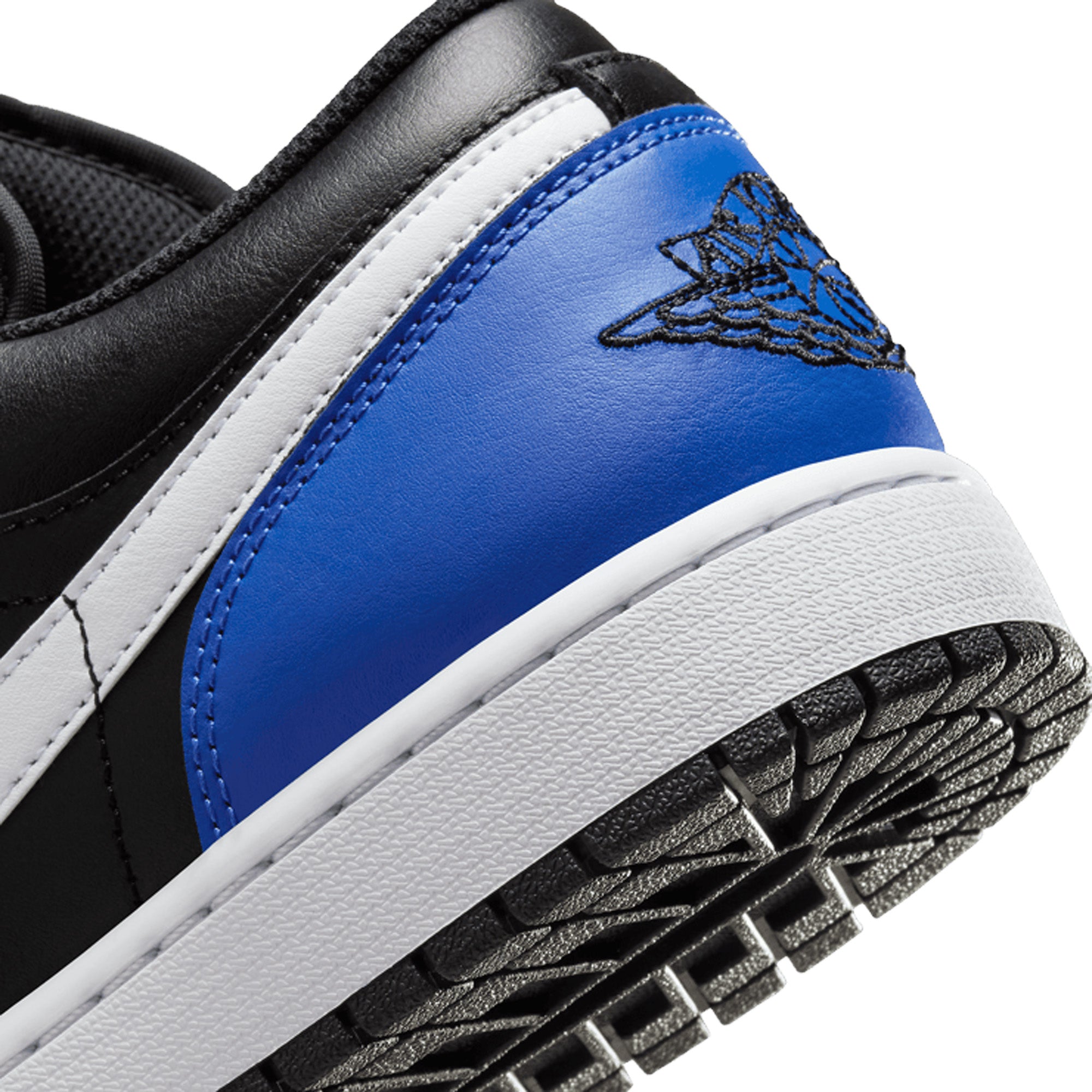 Air Jordan 1 Low 'Black Game Royal White' GS Sneakers (2024) - Basketball Shoes for Women & Girls - Perfect for Casual Wear, Street Style & Court Performance
