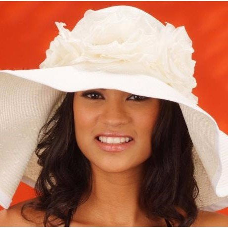 SS1001 Women's Summer Beach Hat - Wide Brim Sun Hat for UV Protection, Fashionable & Breathable - Perfect for Beach Vacations, Pool Parties & Outdoor Activities
