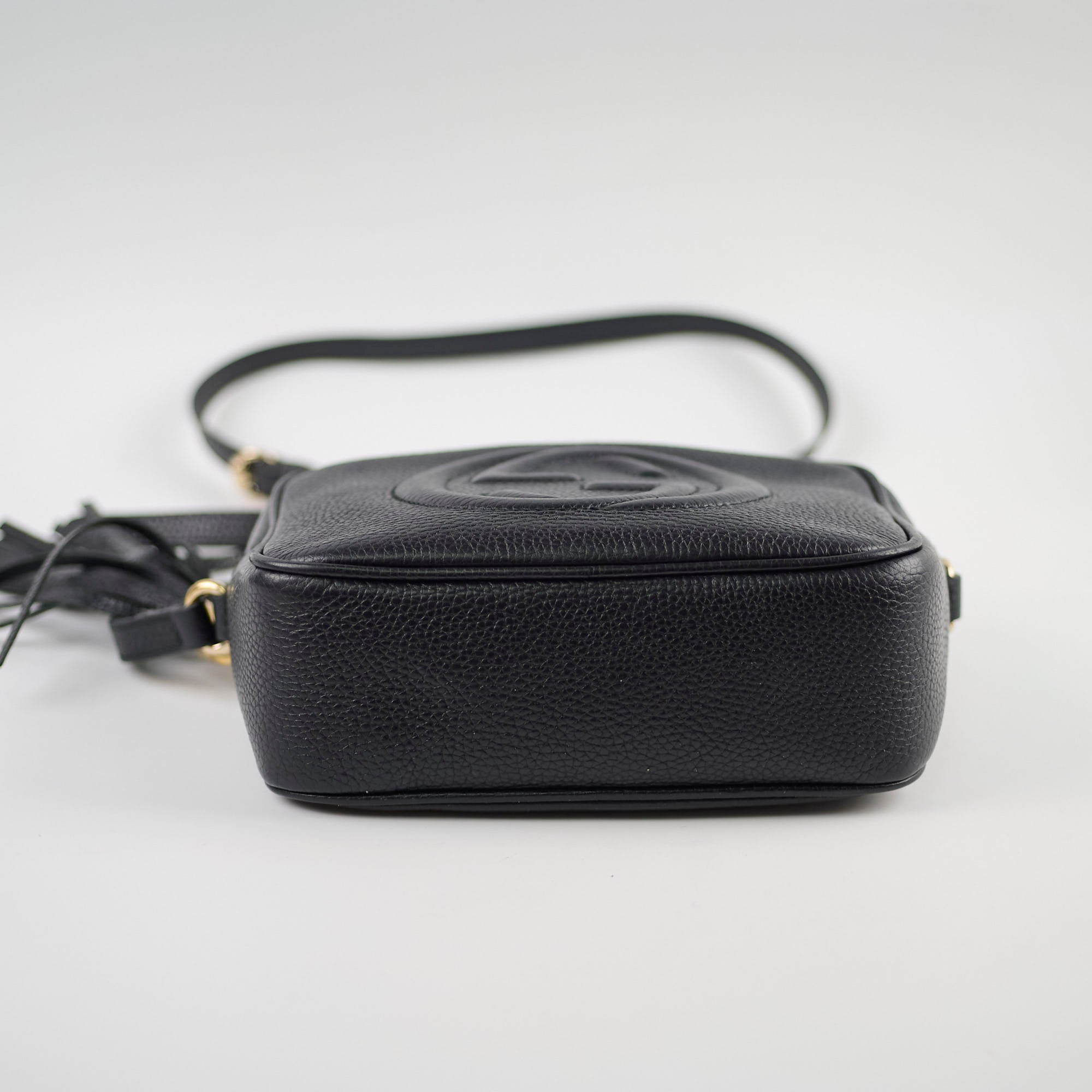 Gucci Disco Crossbody Bag for Women - Black Leather Shoulder Bag Purse | Fashionable Everyday Handbag for Work, Travel & Night Out