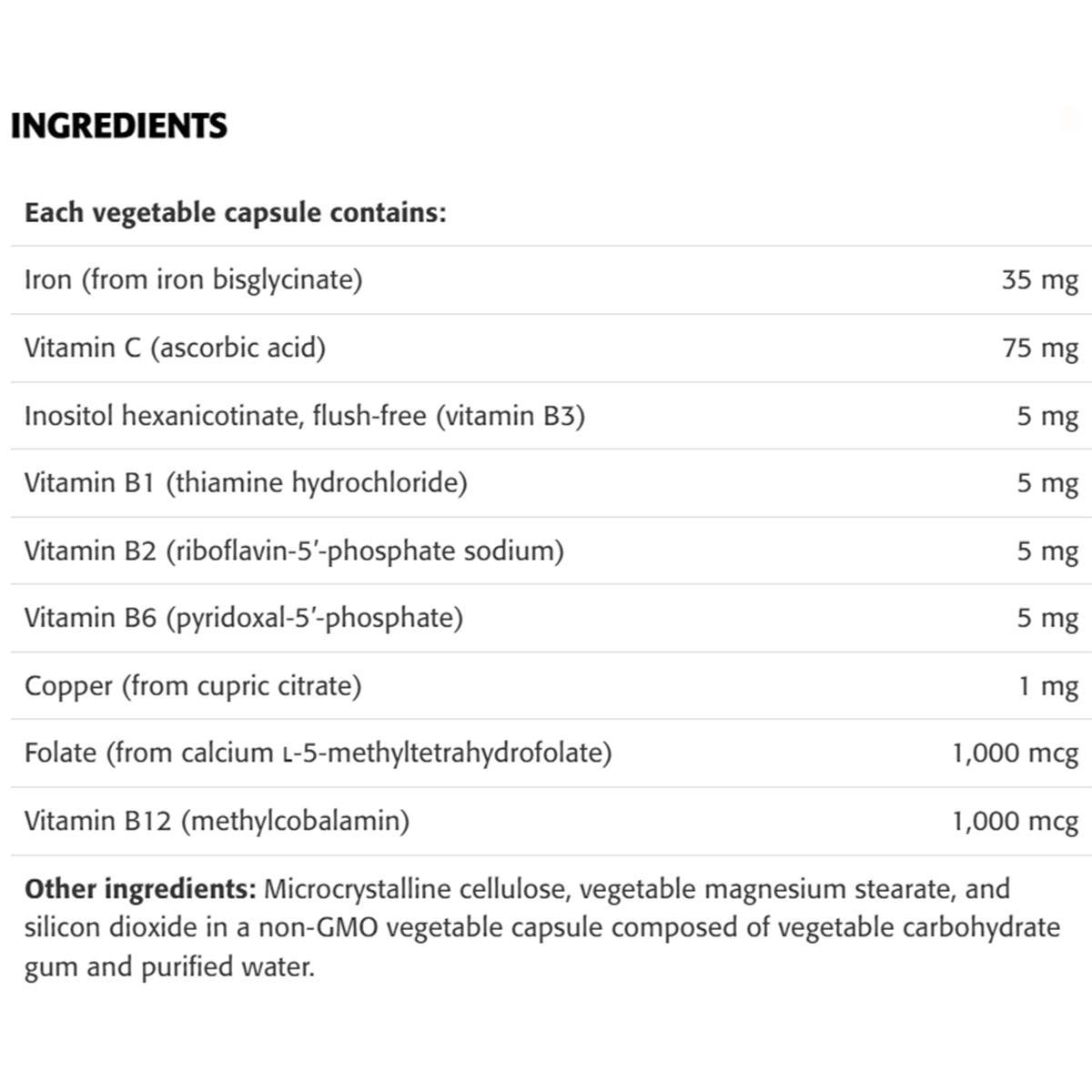 New Roots Iron Bisglycinate 35mg - 30 Vegetarian Capsules - Gentle Iron Supplement for Energy & Immunity - Supports Anemia Relief & Healthy Blood Circulation - Perfect for Vegans & Active Lifestyles