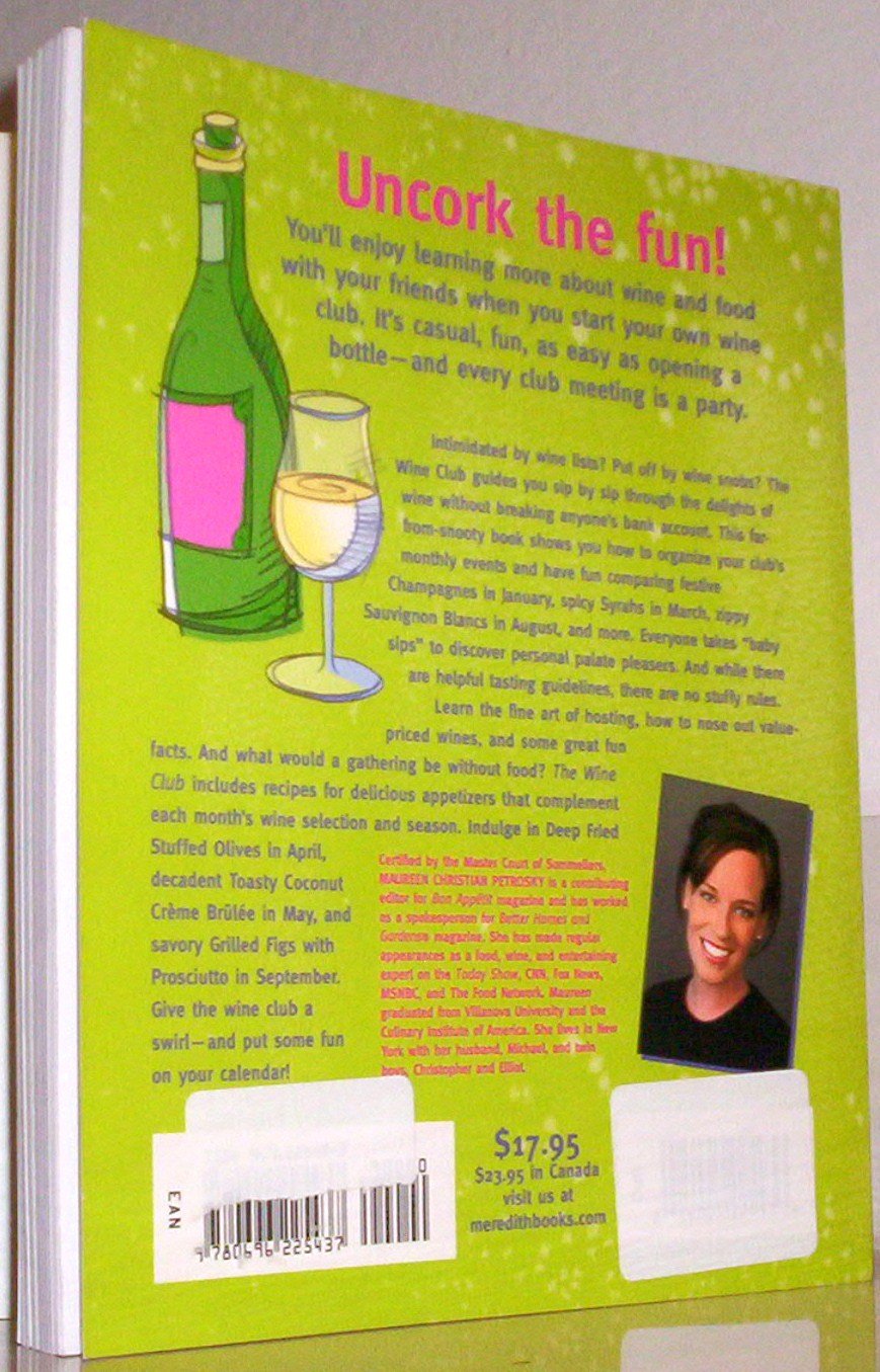The Wine Club: Monthly Wine Tasting Guide for Beginners - Perfect for Social Gatherings, Parties & Wine Enthusiasts