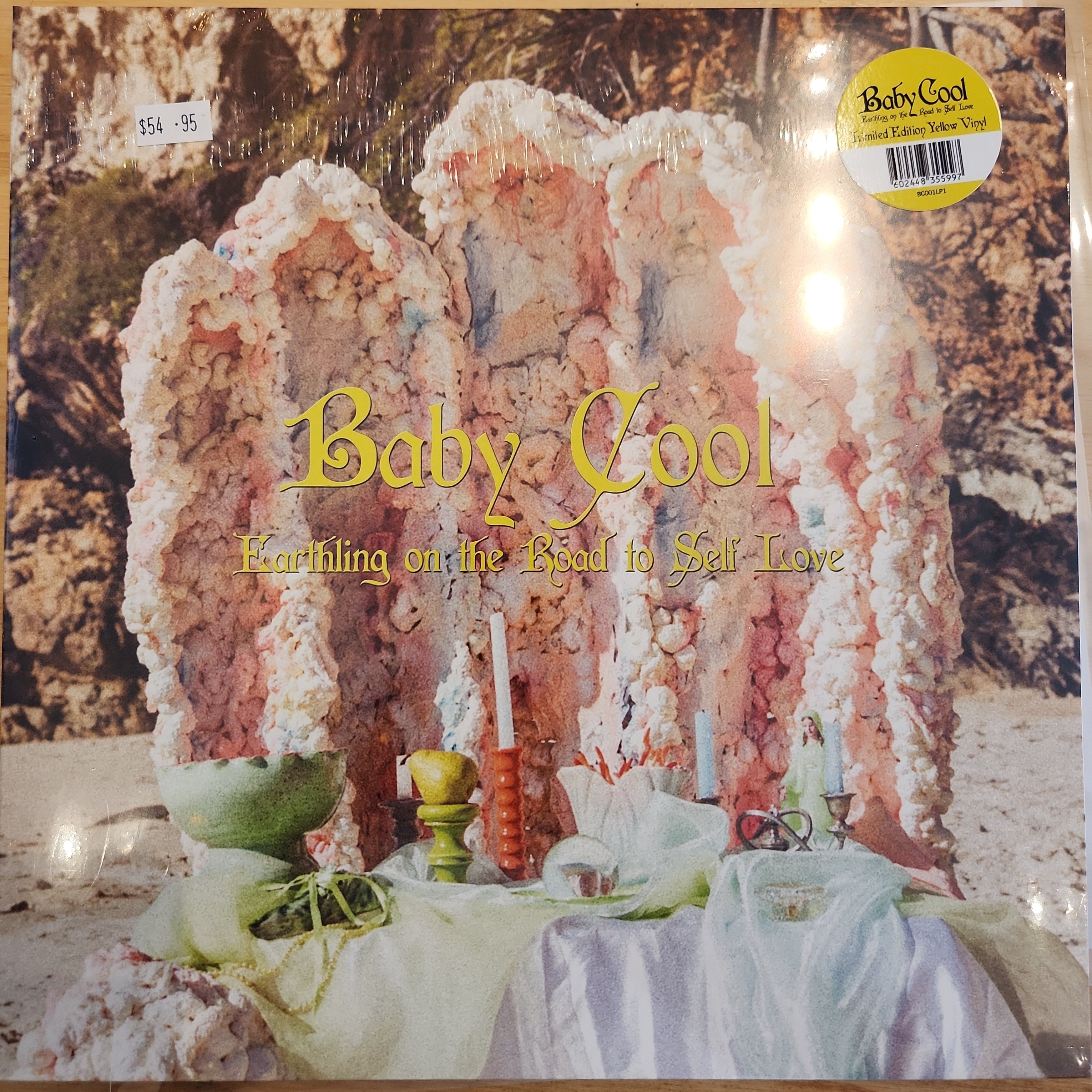 Baby Cool - Earthling on the Road to Self Love Limited Edition Yellow Vinyl Record | Perfect for Home Listening, Gift Giving & Music Collectors
