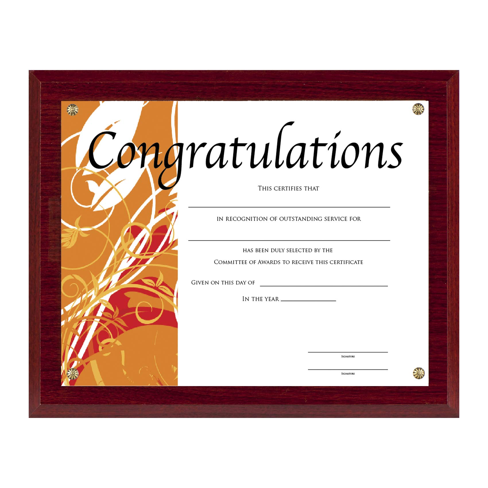 Brown Pinnacle Wall Frame - Elegant Home Decor for Living Room & Bedroom
