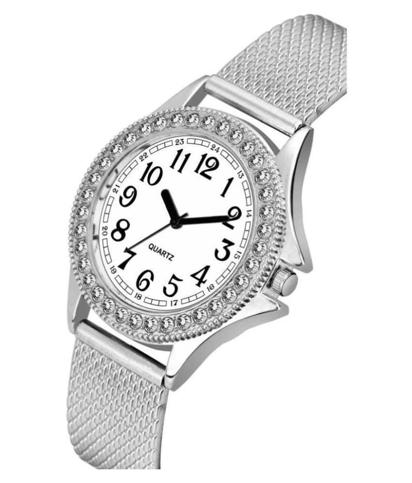 GIRISA Silver Analog Women's Watch - Elegant & Stylish Timepiece for Everyday Wear, Office, and Special Occasions
