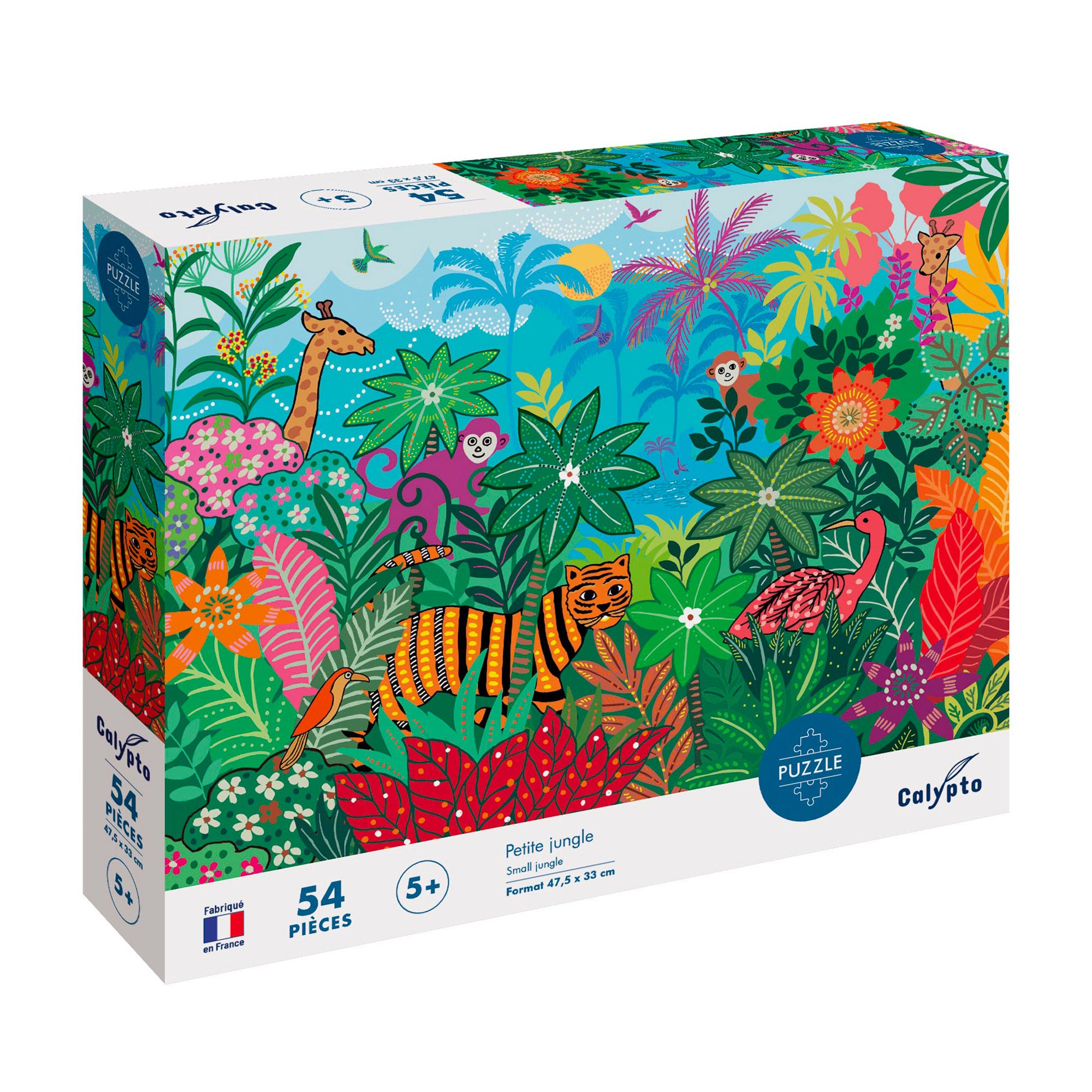 54 Piece Jungle Animal Puzzle for Kids - Fun & Educational Toy for Toddlers, Perfect for Birthday Gifts & Family Game Night