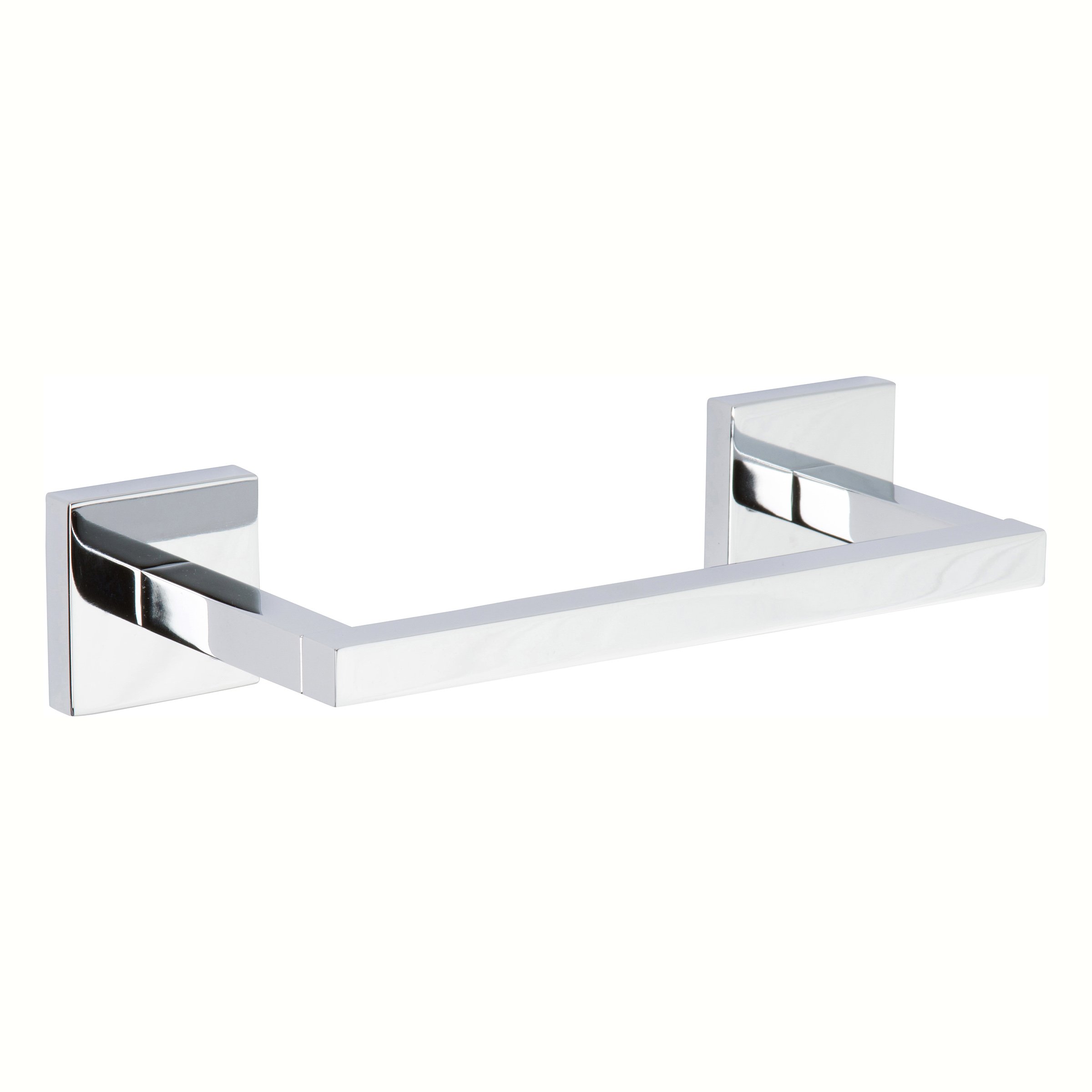 5208/PC Linear Double Post Arm Chrome Toilet Paper Holder - Pivoting Bathroom Tissue Dispenser - Polished Chrome Finish for Modern Home & Commercial Restrooms
