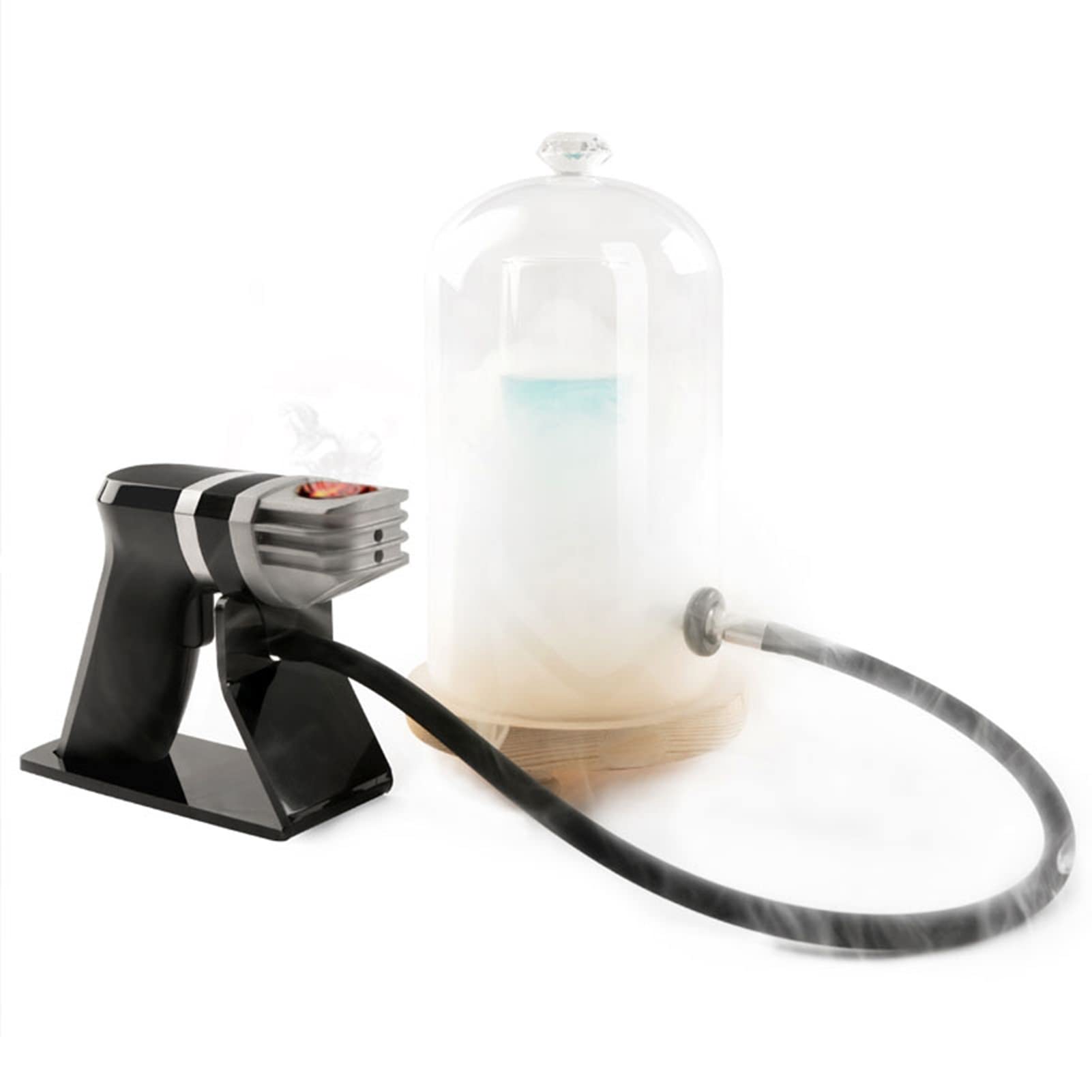 Q-FFL Battery-Powered Smoking Gun - Portable Cold Smoke Generator for Kitchen, BBQ, Poultry, Seafood, Cheese & Nuts - Perfect for Home Cooking, Camping & Gourmet Food Preparation