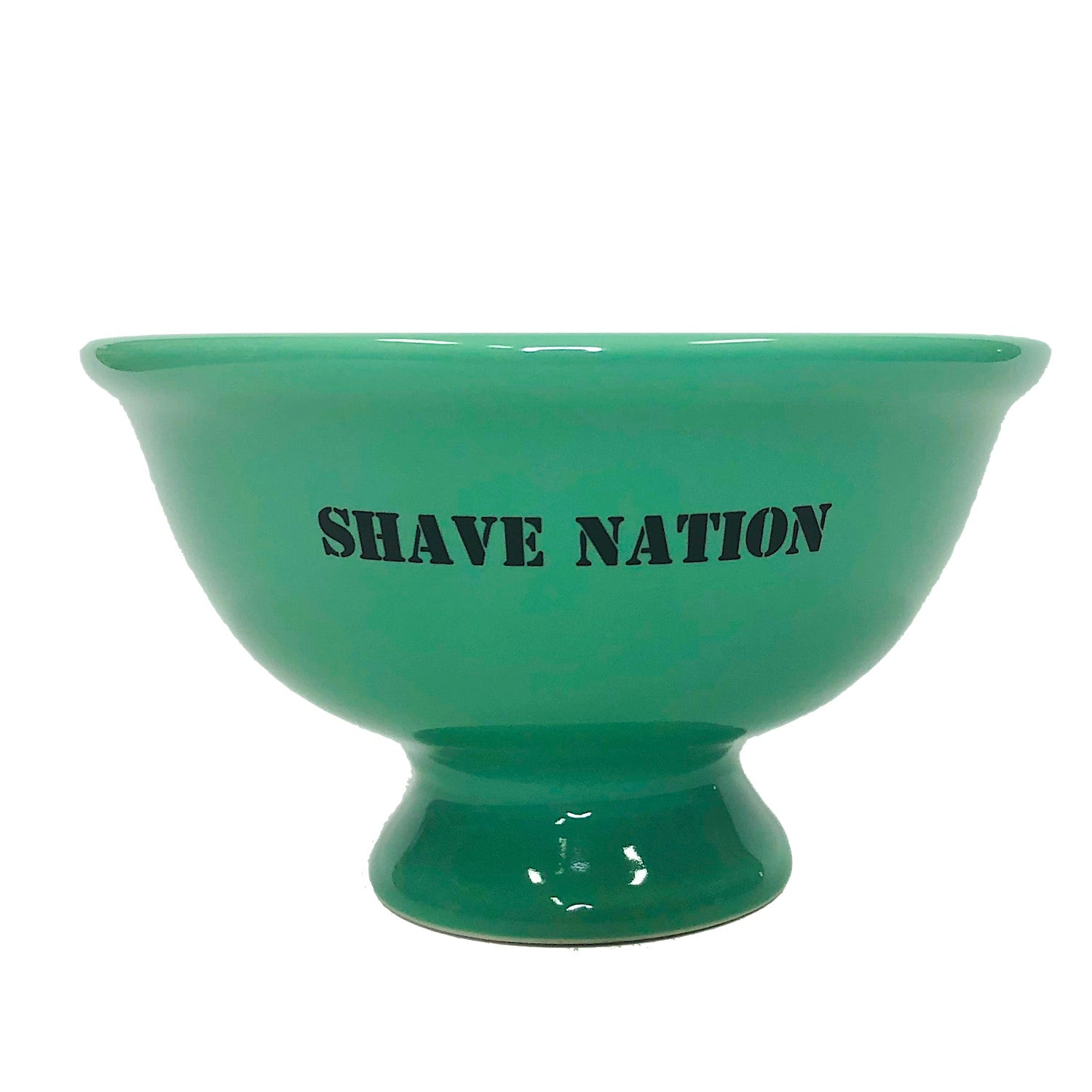 Shave Nation Premium Ceramic Shaving Lather Bowl for Men - Custom Shaving Bowl for Thick Lather & Smooth Shave - Perfect for Wet Shaving & Barber Shop Use