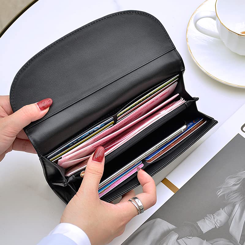 Stylish Crocodile Embossed Leather Wallets for Women & Men - Fashionable Long Bifold Wallets & Clutch Purses for Daily Use, Travel, and Special Occasions