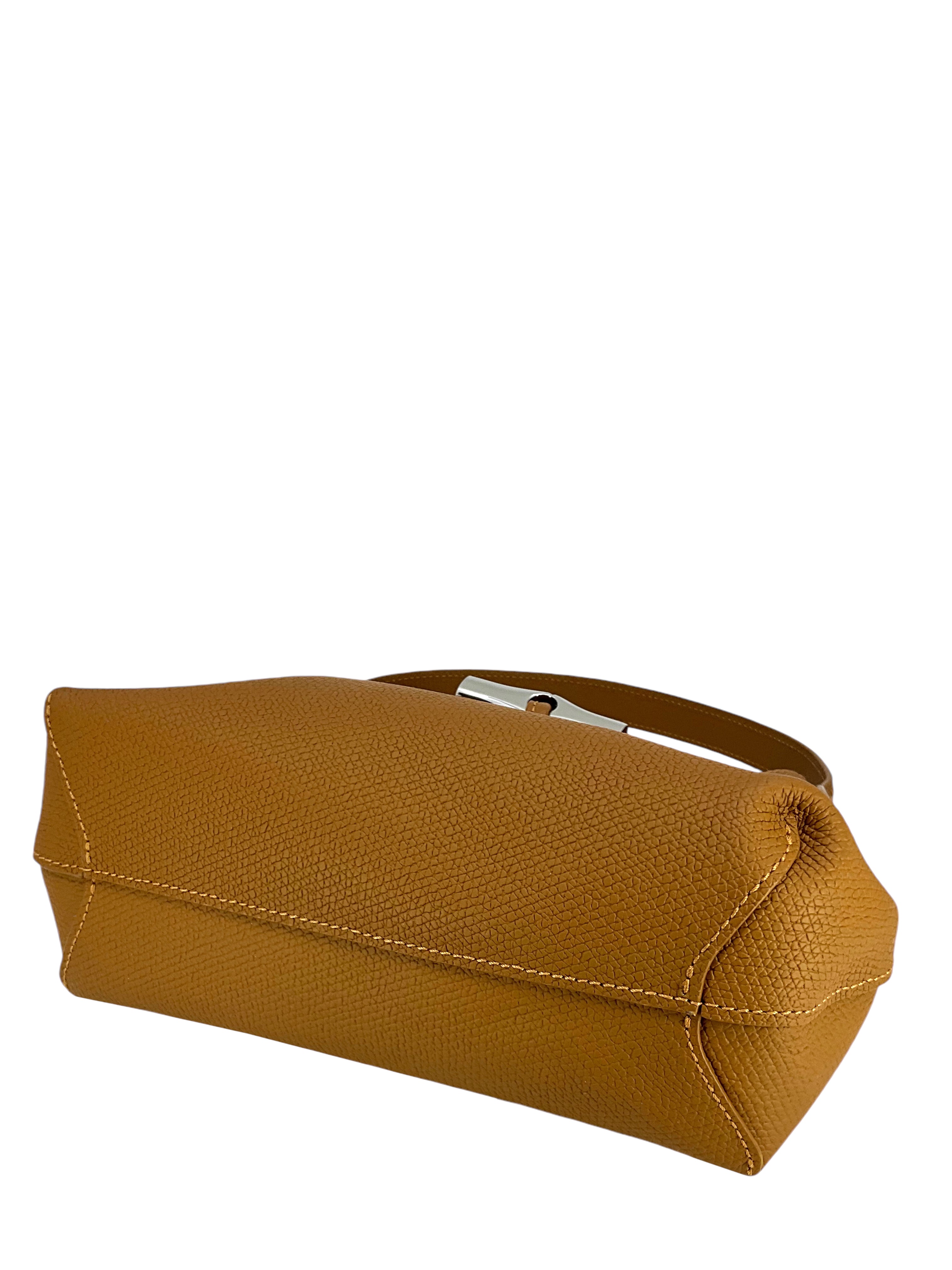 LONGCHAMP Small Roseau Shoulder Bag for Women - Stylish Leather Crossbody Purse for Work, Travel & Everyday Use