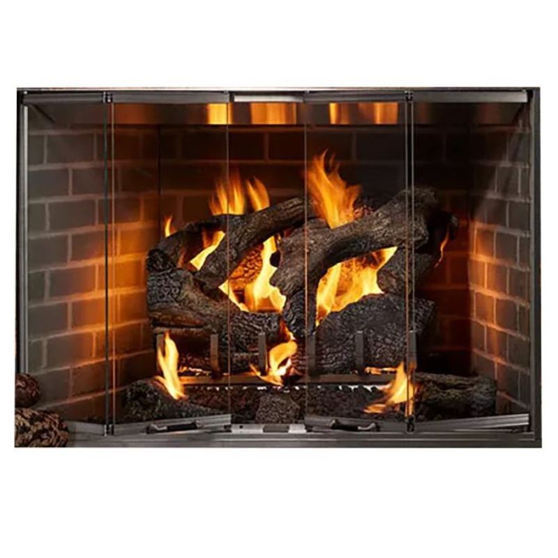 Majestic Cottagewood 36 Inch Outdoor Wood Burning Fireplace - Patio, Backyard, Garden Fire Pit for Cozy Evenings & Camping