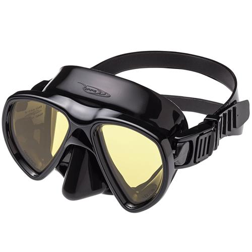 Riffe Nekton Scuba Diving Mask with Amber Lens - Perfect for Underwater Exploration and Spearfishing