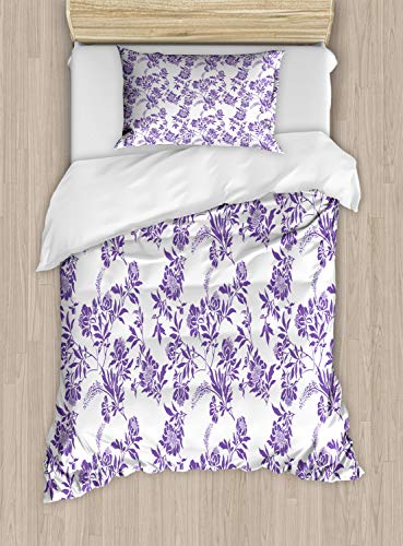 Violet and White